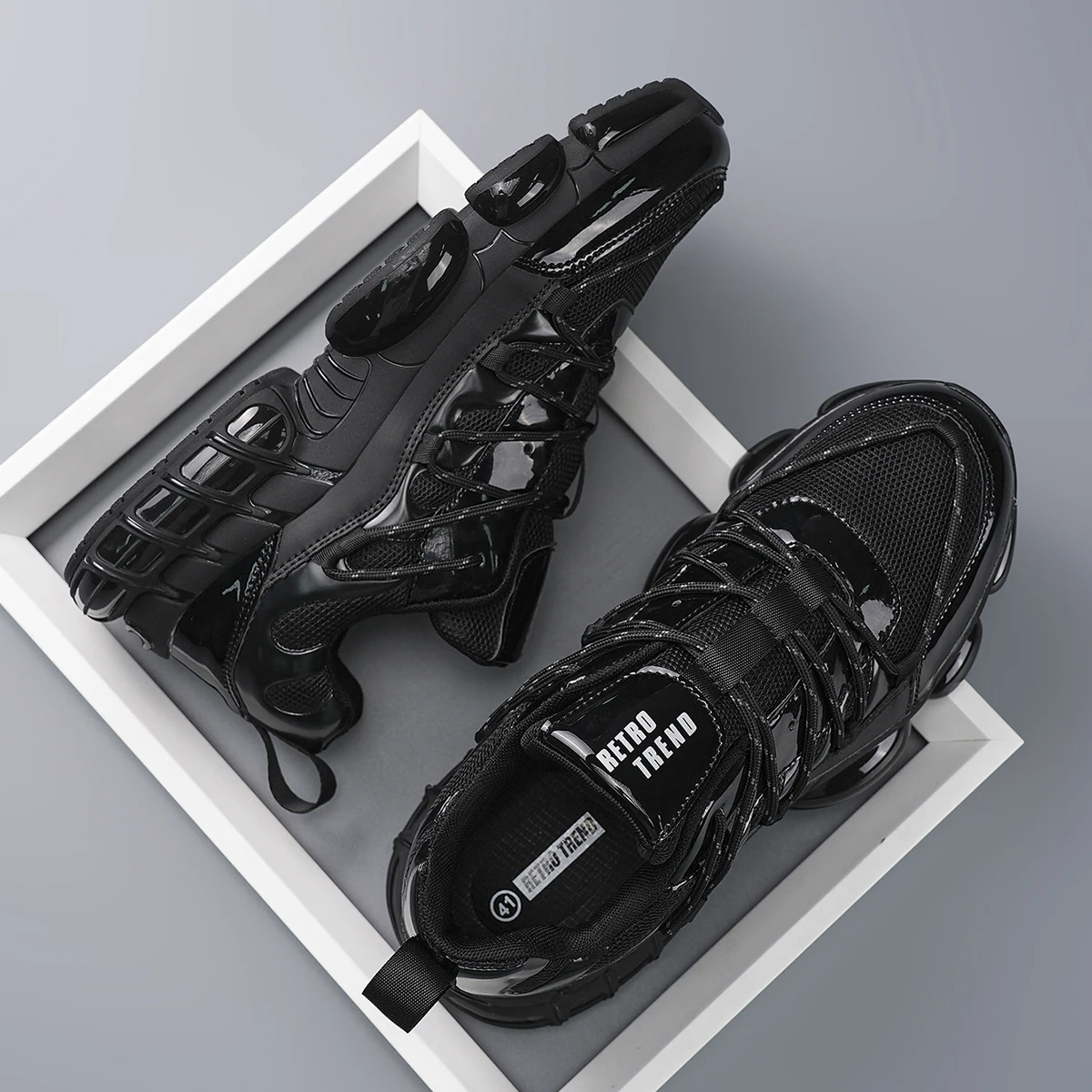 Men's Large Size Sports Shoes Outdoor Hiking Running Comfortable Casual Versatile Fashionable Training Shoes for Couples