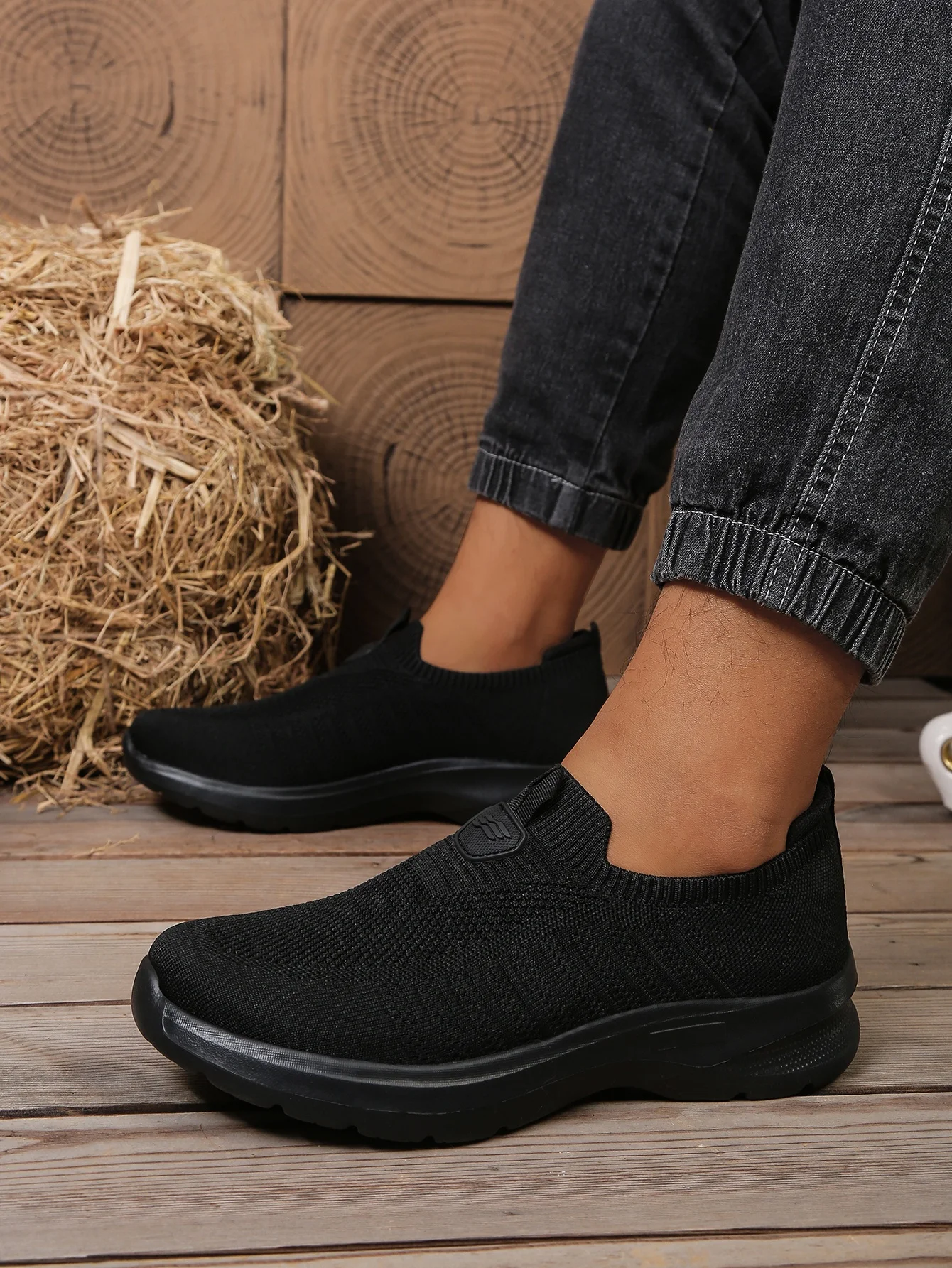 Men's Shoes Solid Color EVA Casual Shoe Lightweight Comfortable Single Sole Non-Tiring Footwear for Everyday Use