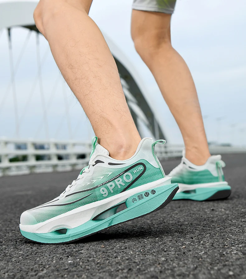 Men Sports Running Shoes Carbon Plate Marathon Outdor Race Training Breathable Lightweight Women's Comfortable Athletic Sneakers