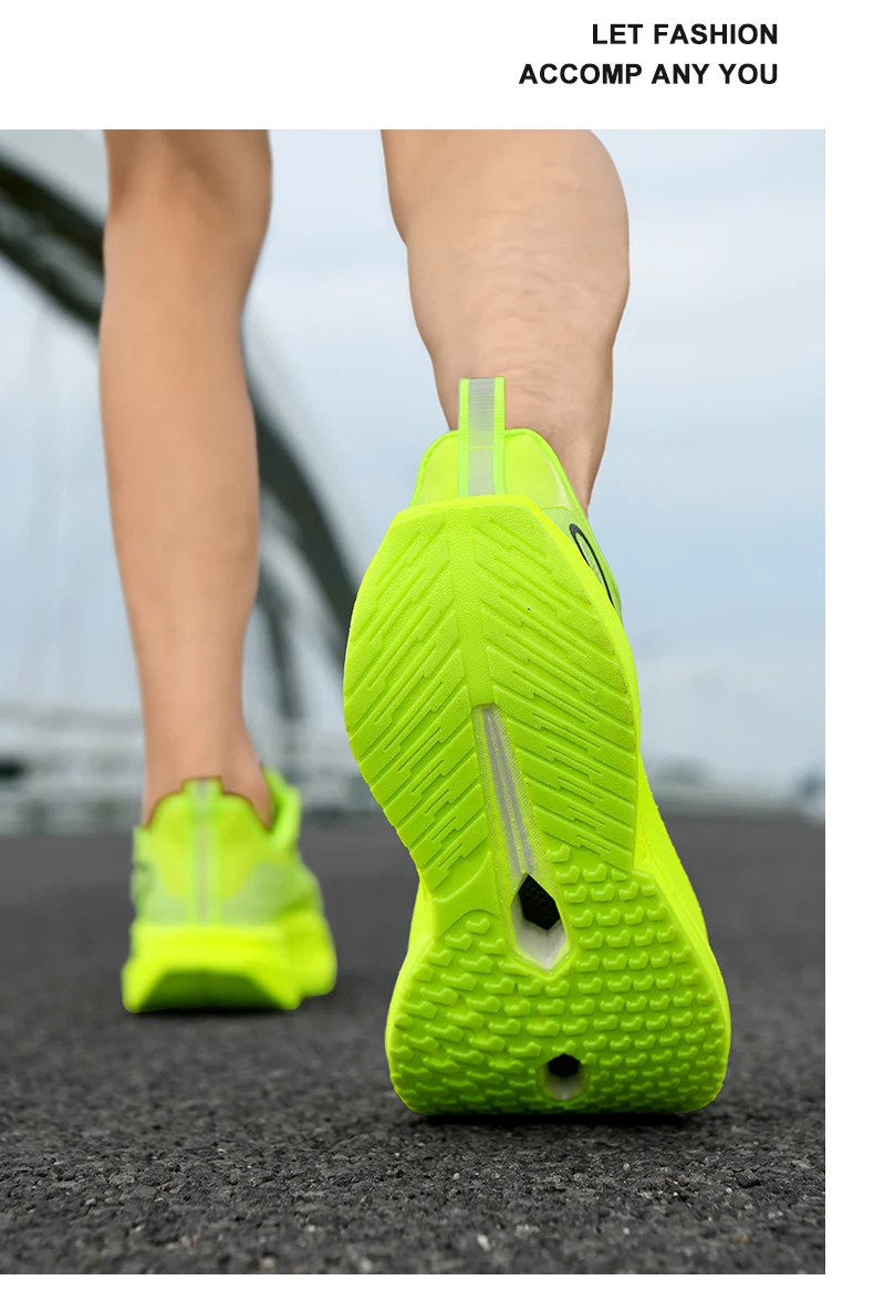 Men Sports Running Shoes Carbon Plate Marathon Outdor Race Training Breathable Lightweight Women's Comfortable Athletic Sneakers