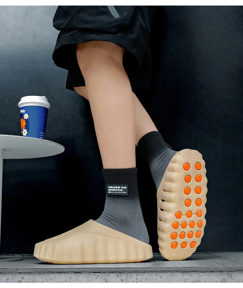 Cave Shoes 2026 Hot Item Mind 001 Toe Cover Feels like Stepping on Poop Thick Sole EVA Massage Restoration for Men and Women