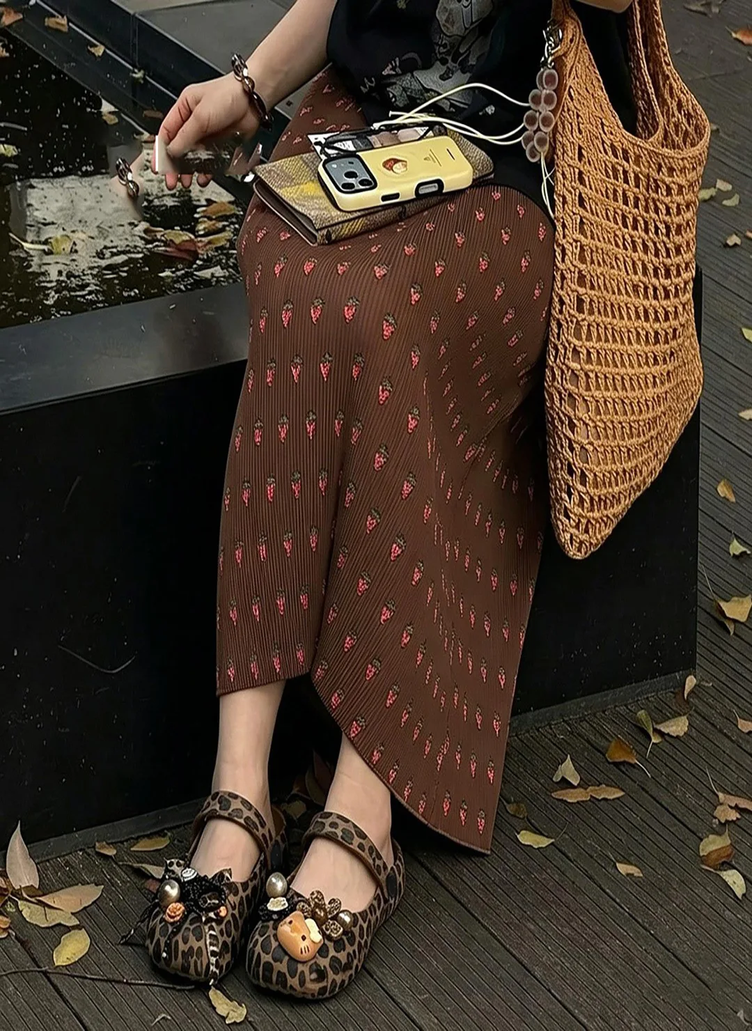 2026 Trendy Women's Leopard Print Mary Jane Clogs 5cm Thick Platform Sandals Arch Support Soft Sole Non-slip Beach Summer Wedges