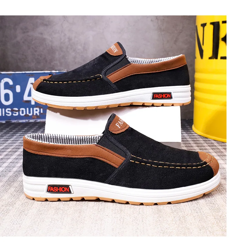 2026 Men's Woven Shoes Plus Size 48 Male Loafers Casual Comfortable Sneakers Slip On Leisure Shoes Lightweight Vintage Flats