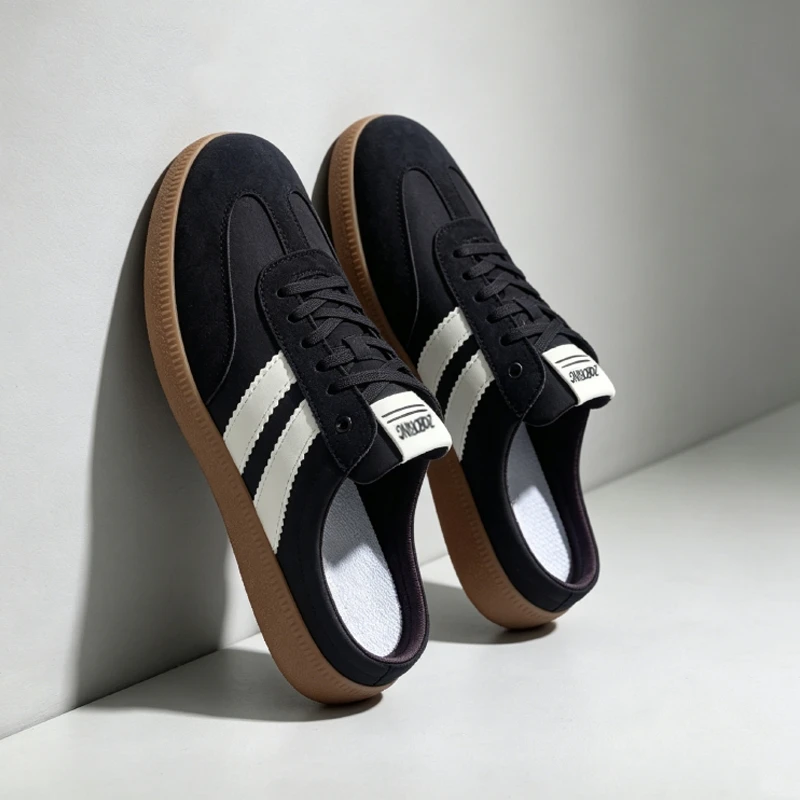 2026 Summer Couple Style New Models 37-48 Large Size Closed-Toe Half-Slip Men's Shoes Retro Classic Outdoor Slip-On Shoes Fashionable Breathable Women's Slippers