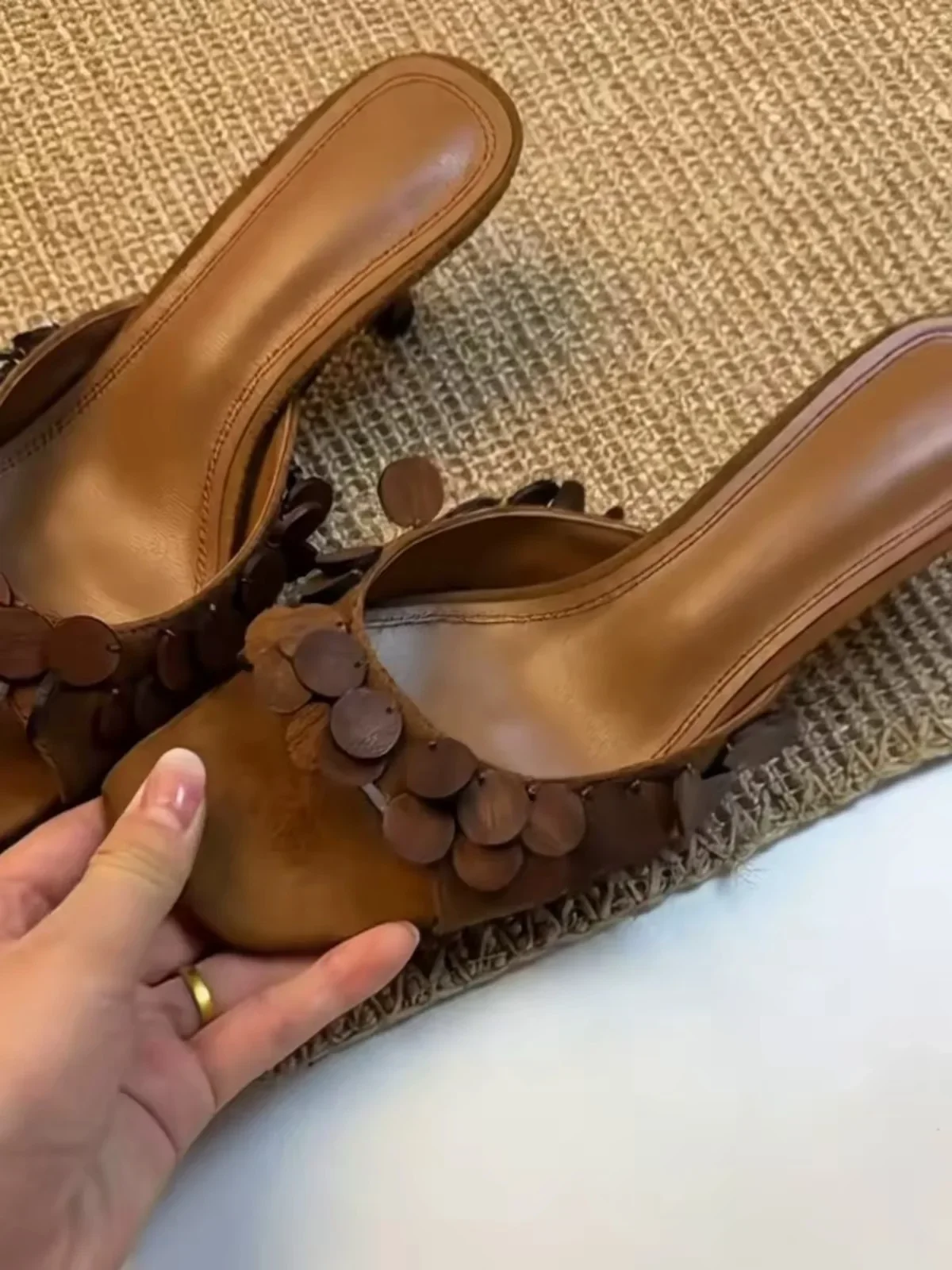 Designer Women's Slippers High Heels Shoes New Sandals Woman Summer Elegant Dress Shoes Casual Comfort Pumps Mujer Flip Flops