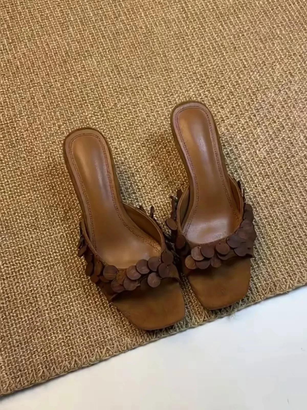 Designer Women's Slippers High Heels Shoes New Sandals Woman Summer Elegant Dress Shoes Casual Comfort Pumps Mujer Flip Flops