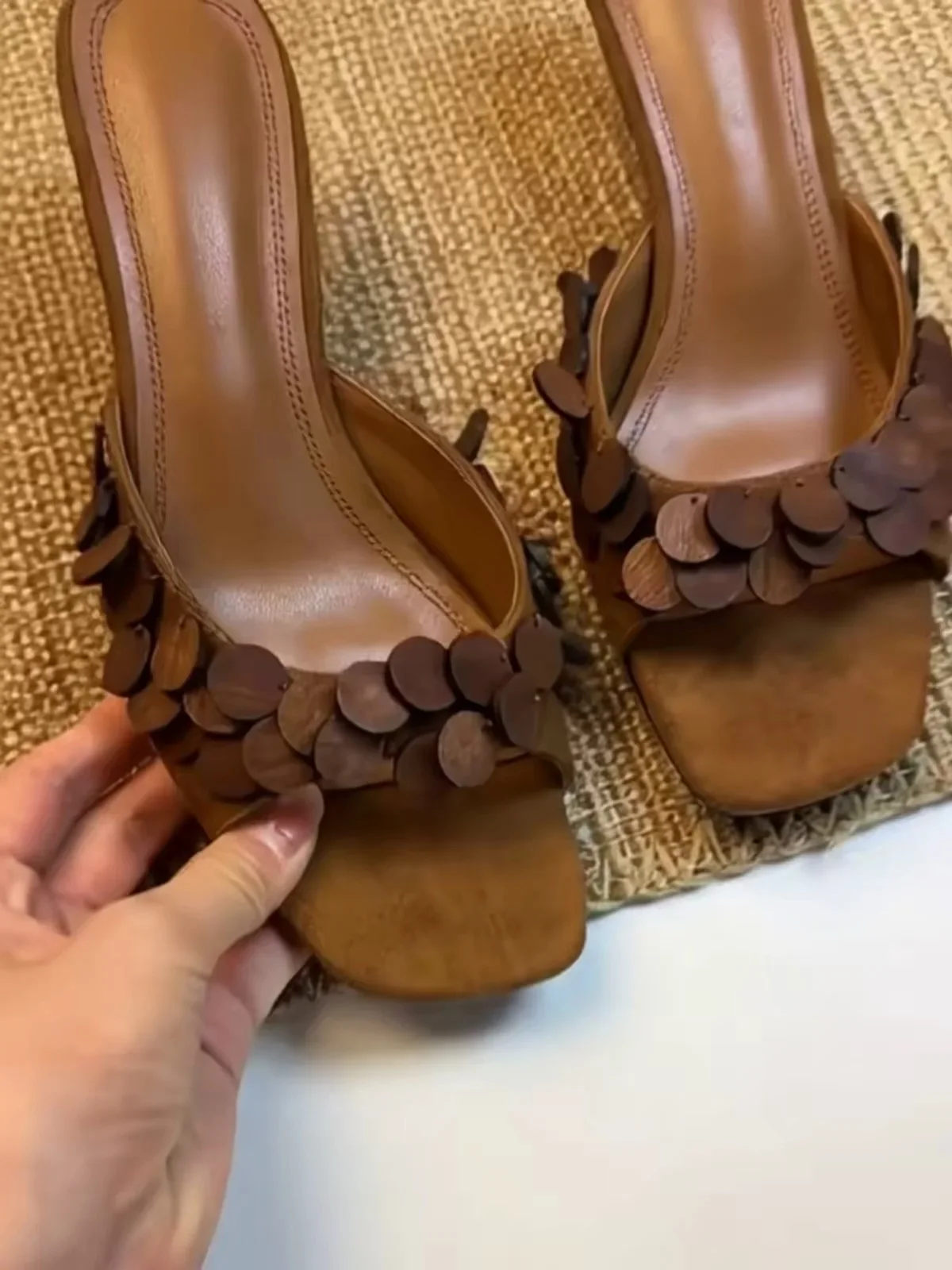 Designer Women's Slippers High Heels Shoes New Sandals Woman Summer Elegant Dress Shoes Casual Comfort Pumps Mujer Flip Flops