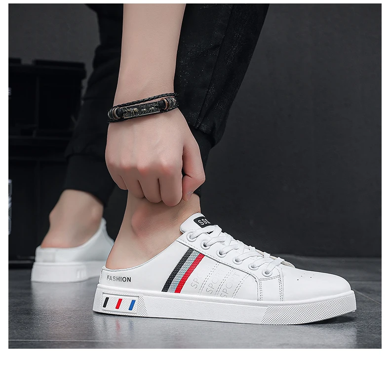 2026Summer Men's Casual Slippers Comfortable High-Quality Fashion Flat Sneakers Brand New Half Slippers for Men