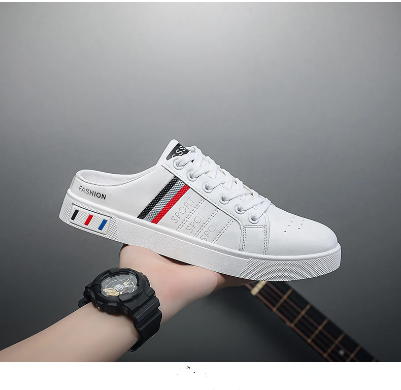 2026Summer Men's Casual Slippers Comfortable High-Quality Fashion Flat Sneakers Brand New Half Slippers for Men
