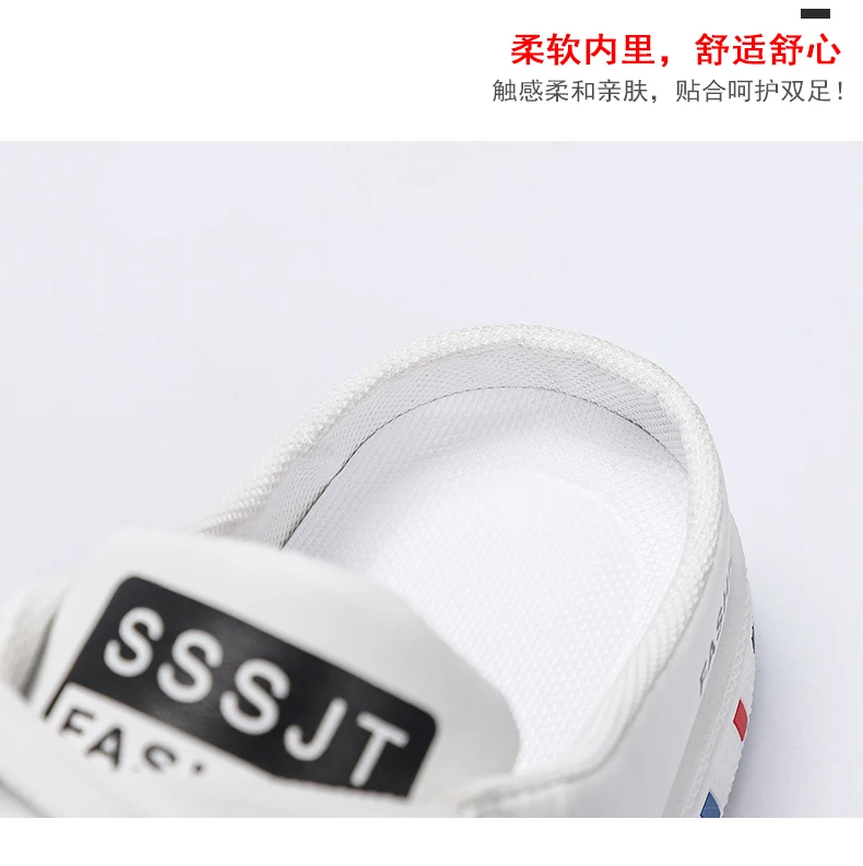 2026Summer Men's Casual Slippers Comfortable High-Quality Fashion Flat Sneakers Brand New Half Slippers for Men