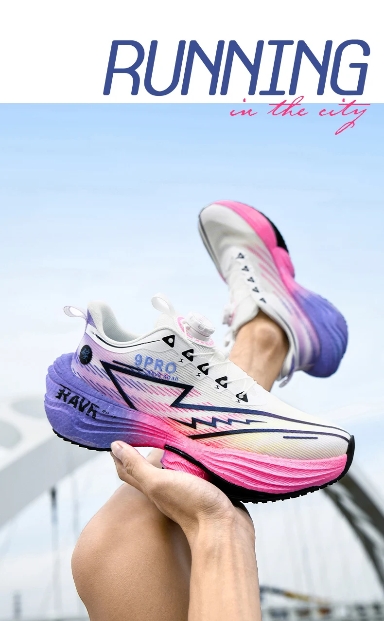 2025 New Men's Running Shoes Cushioning Carbon Plate Racing Marathon Athletic Shoes Comfortable Non-slip Sports Tennis Shoes