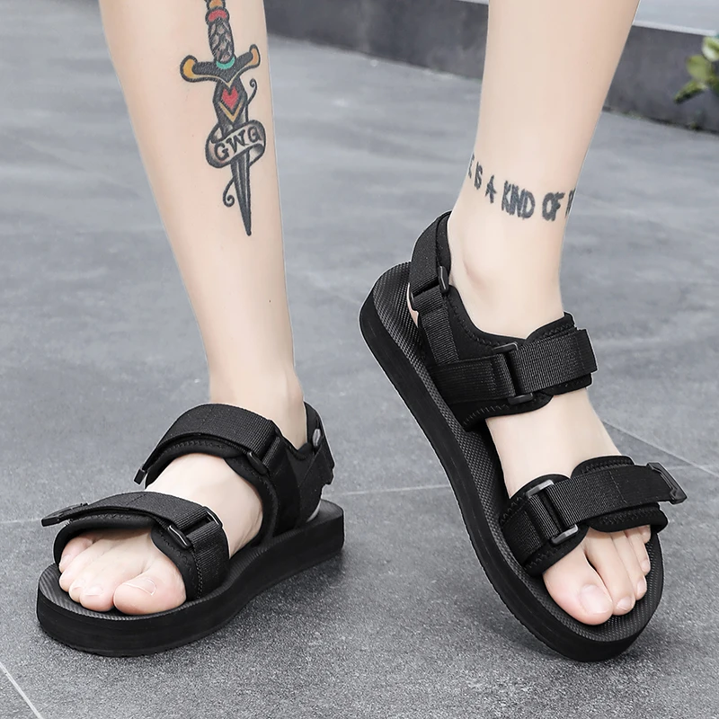 Men Sandals Outdoor Wadable Arch Support Yoga Shoes Gladiator Open Toe Summer Beach Slippers Flat Man Big Plus Size 39-50 Shoe