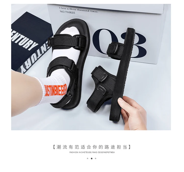 Men Sandals Outdoor Wadable Arch Support Yoga Shoes Gladiator Open Toe Summer Beach Slippers Flat Man Big Plus Size 39-50 Shoe