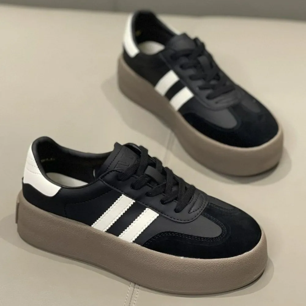 Sports shoes thick sole casual board shoes women 2026 new everything soft sole inside increase de training shoes