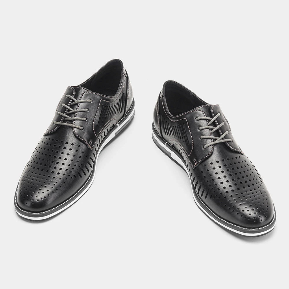 Leather loafer men fashion comfortable 2024 brand casual shoes men