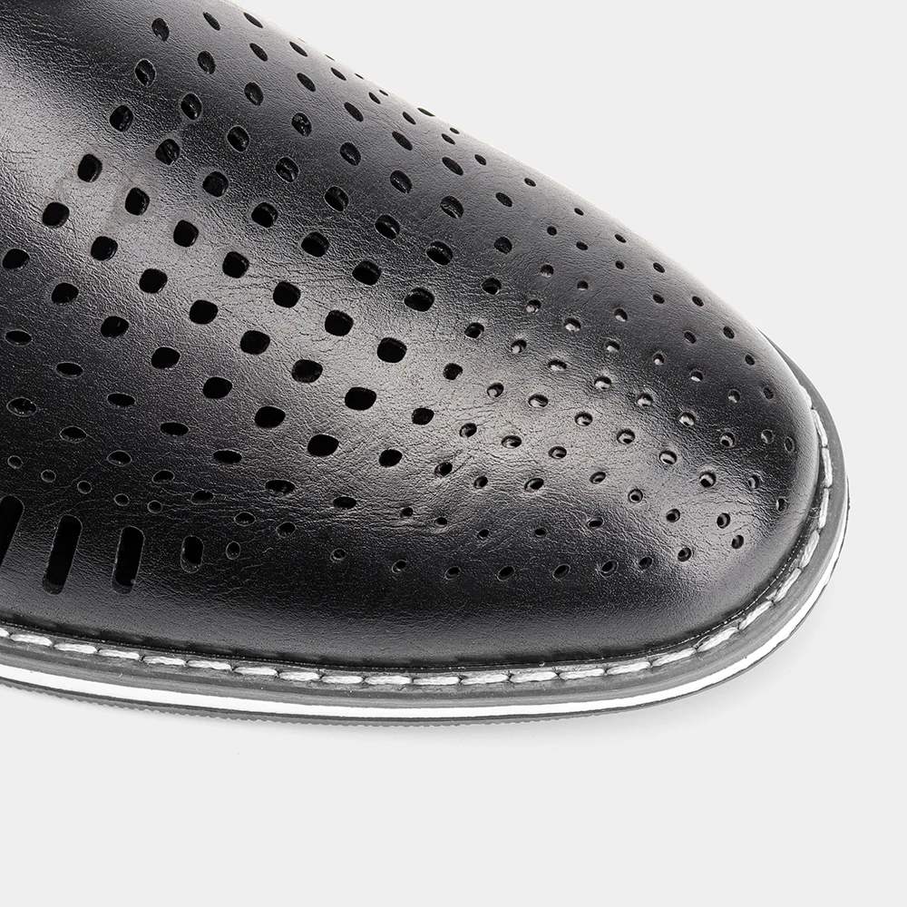 Leather loafer men fashion comfortable 2024 brand casual shoes men