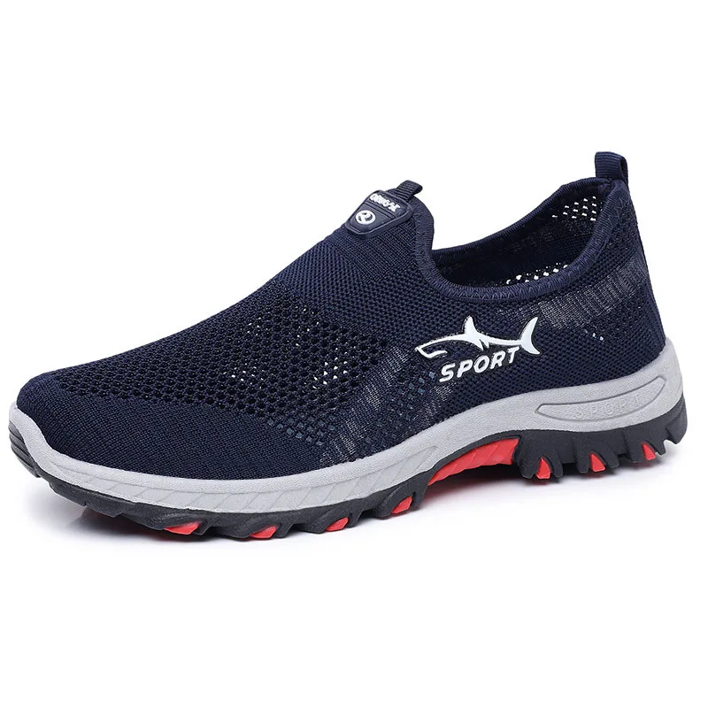 Men's Summer Mesh Shoes Breathable Lightweight Casual Sneakers Outdoor Walking Hiking Footwear 2026 New