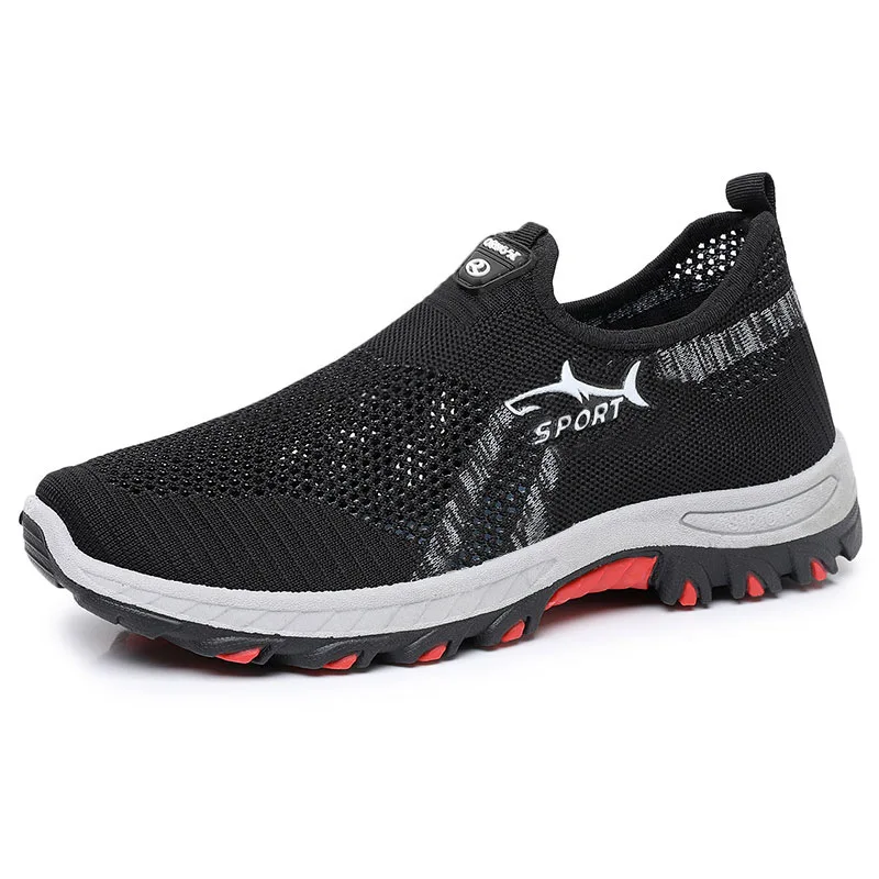 Men's Summer Mesh Shoes Breathable Lightweight Casual Sneakers Outdoor Walking Hiking Footwear 2026 New