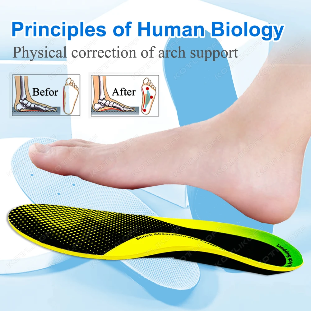Full Palm Carbon Fiber Insoles High Elasticity Shock Absorption Outdoor Sports Running 3D Arch Support Ultra Light High Strength