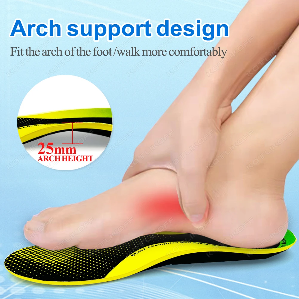 Full Palm Carbon Fiber Insoles High Elasticity Shock Absorption Outdoor Sports Running 3D Arch Support Ultra Light High Strength
