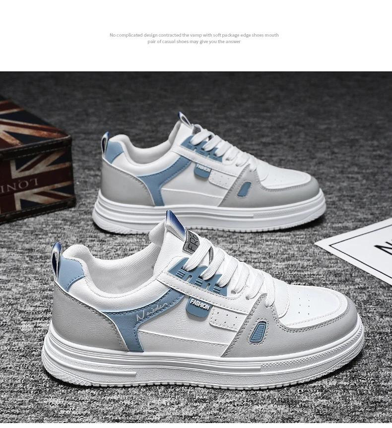 Men's Spring Autumn 2026 Outdoor Sport Sneakers Fashion Vulcanized Shoes Luxury Flats Tenis Para Hombre