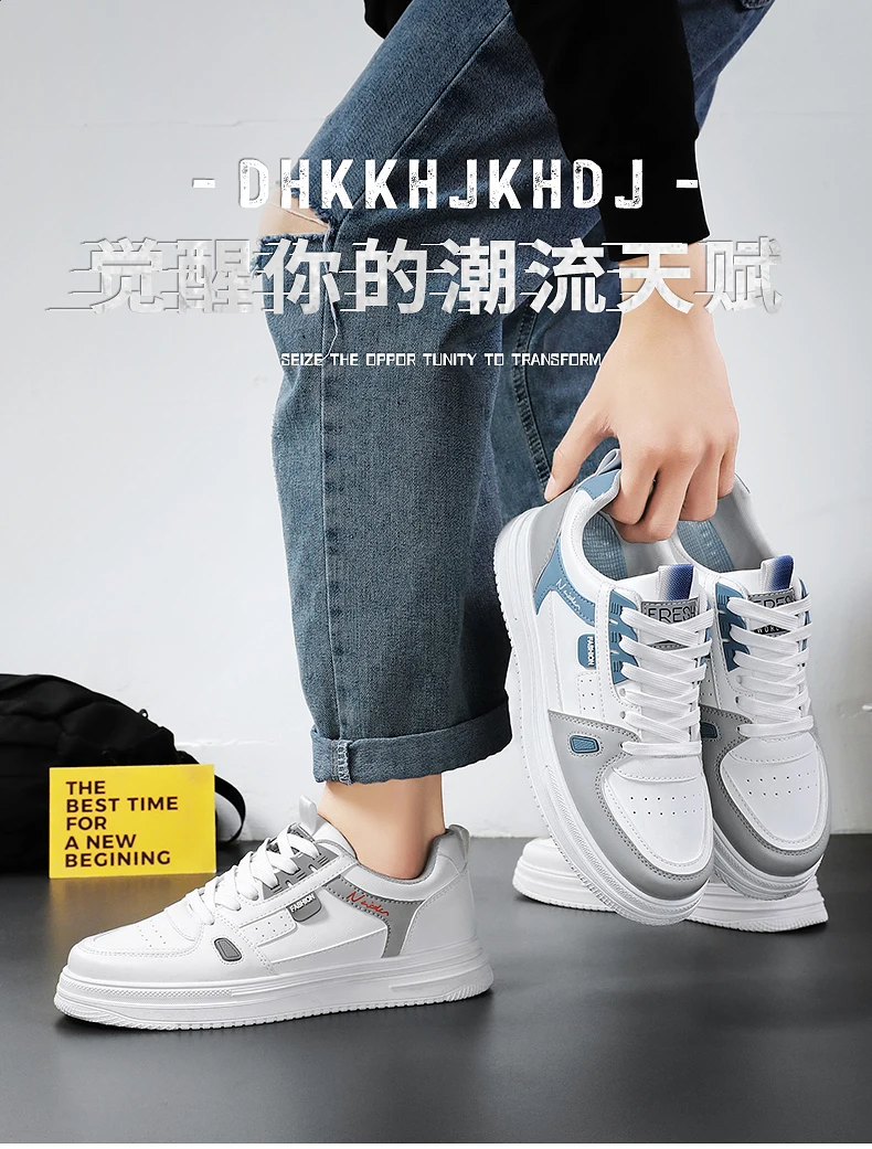 Men's Spring Autumn 2026 Outdoor Sport Sneakers Fashion Vulcanized Shoes Luxury Flats Tenis Para Hombre