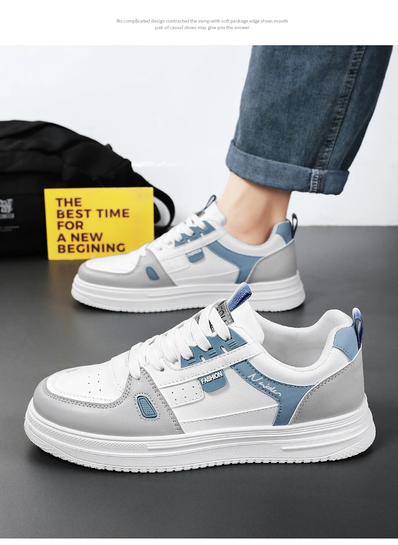 Men's Spring Autumn 2026 Outdoor Sport Sneakers Fashion Vulcanized Shoes Luxury Flats Tenis Para Hombre