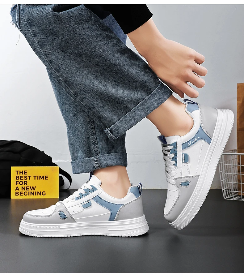 Men's Spring Autumn 2026 Outdoor Sport Sneakers Fashion Vulcanized Shoes Luxury Flats Tenis Para Hombre
