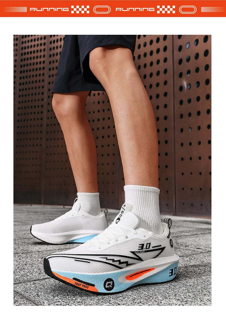Men Running Shoes Carbon Board Marathon Speciality Sports Breathable Lightweight Women's Comfortable Athletic Sneakers