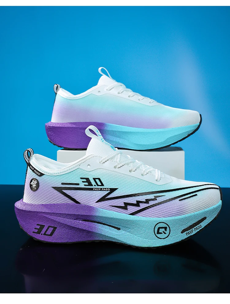 Men Running Shoes Carbon Board Marathon Speciality Sports Breathable Lightweight Women's Comfortable Athletic Sneakers
