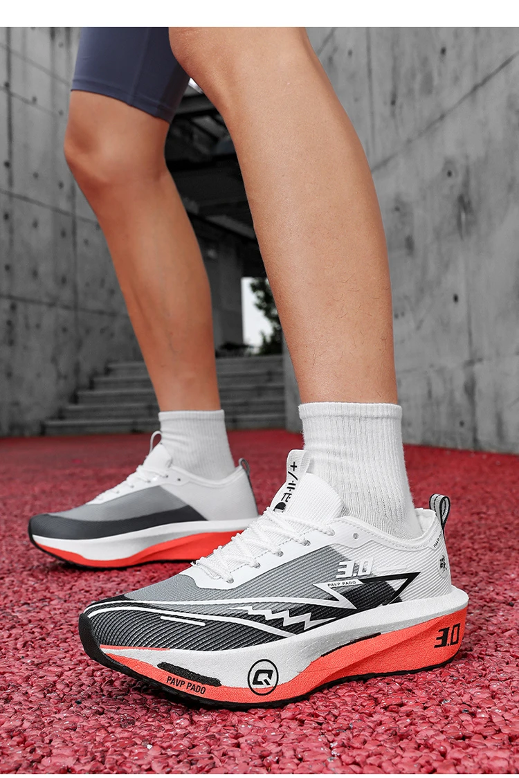 Men Running Shoes Carbon Board Marathon Speciality Sports Breathable Lightweight Women's Comfortable Athletic Sneakers