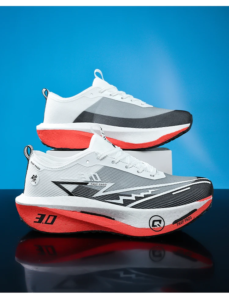Men Running Shoes Carbon Board Marathon Speciality Sports Breathable Lightweight Women's Comfortable Athletic Sneakers