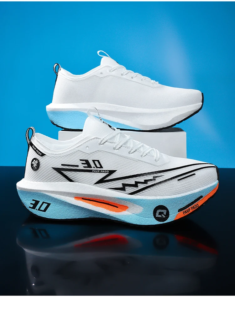 Men Running Shoes Carbon Board Marathon Speciality Sports Breathable Lightweight Women's Comfortable Athletic Sneakers