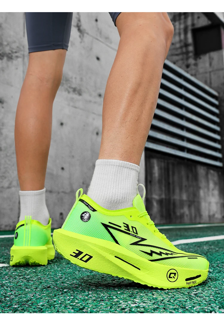 Men Running Shoes Carbon Board Marathon Speciality Sports Breathable Lightweight Women's Comfortable Athletic Sneakers