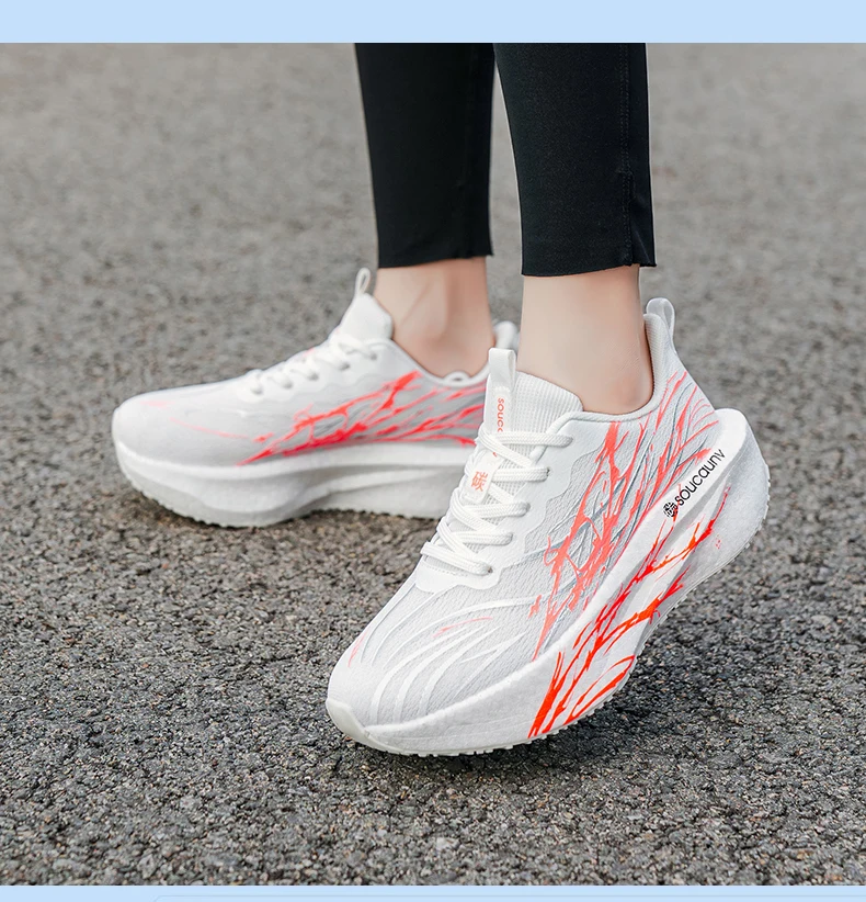 Running Shoes Men's Sneakers Marathon Carbon Board Speciality Sports Lightweight Women's Comfortable Athletic Nonskid Sneakers