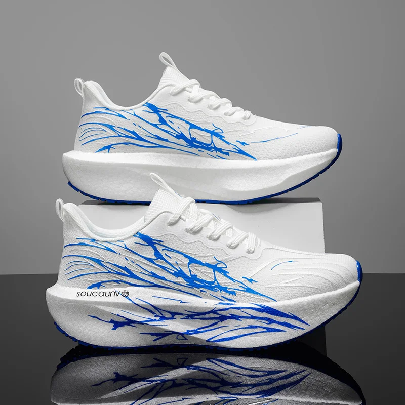 Running Shoes Men's Sneakers Marathon Carbon Board Speciality Sports Lightweight Women's Comfortable Athletic Nonskid Sneakers