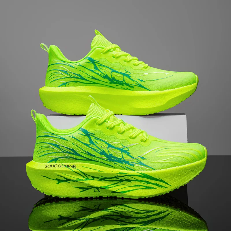 Running Shoes Men's Sneakers Marathon Carbon Board Speciality Sports Lightweight Women's Comfortable Athletic Nonskid Sneakers