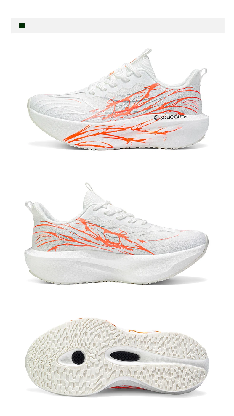 Running Shoes Men's Sneakers Marathon Carbon Board Speciality Sports Lightweight Women's Comfortable Athletic Nonskid Sneakers