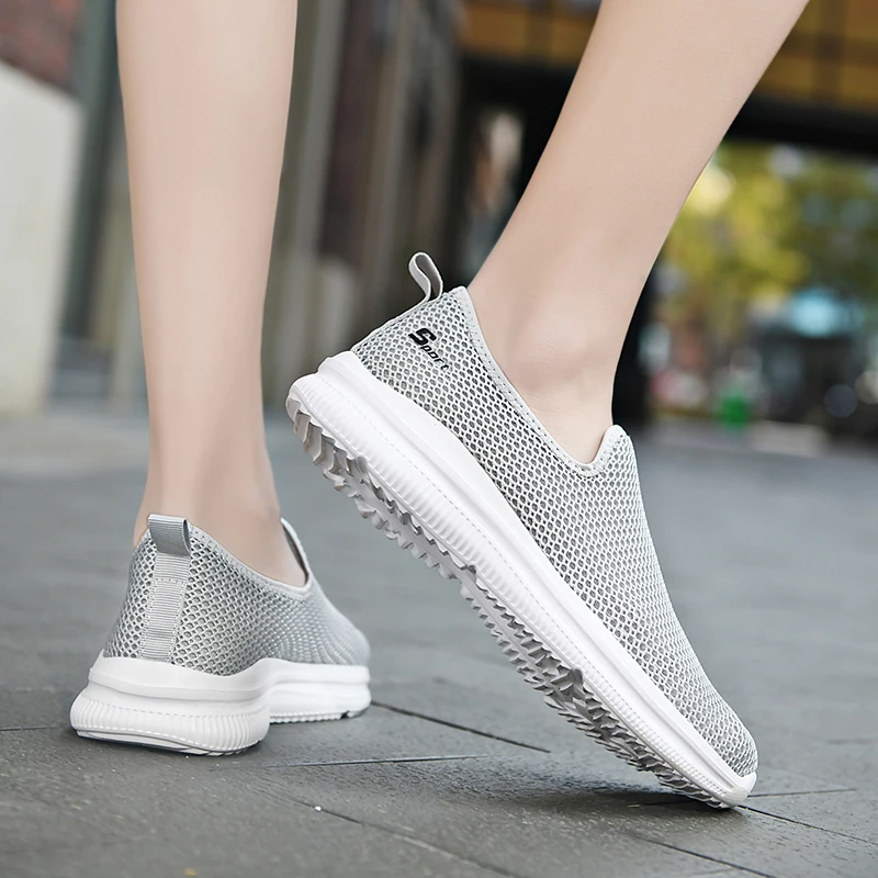 MAEDEF Sneakers Men Summer Casual Shoe Men Mesh Breathable Outdoor Non Slip Sports Shoes Slip on Loafers for Men Pius Size 35-46