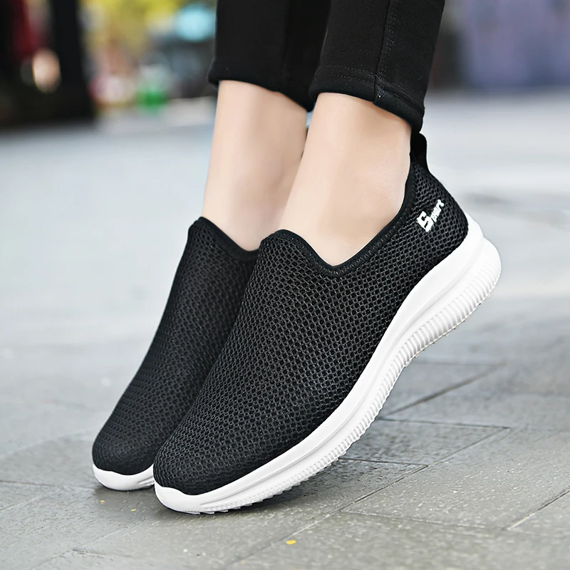 MAEDEF Sneakers Men Summer Casual Shoe Men Mesh Breathable Outdoor Non Slip Sports Shoes Slip on Loafers for Men Pius Size 35-46