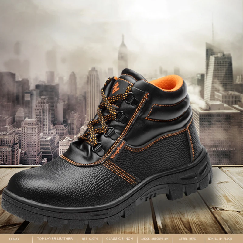 Steel Toe Safety Shoes for Men Work Sneakers Puncture Proof Work Life Waterproof Shoes Construction Safety Boots Protective Boot