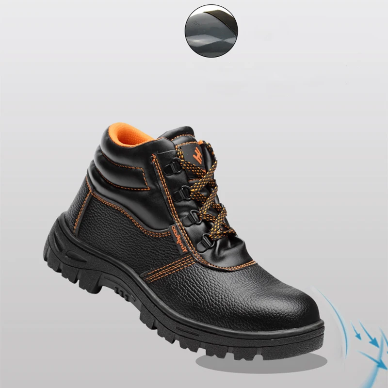Steel Toe Safety Shoes for Men Work Sneakers Puncture Proof Work Life Waterproof Shoes Construction Safety Boots Protective Boot