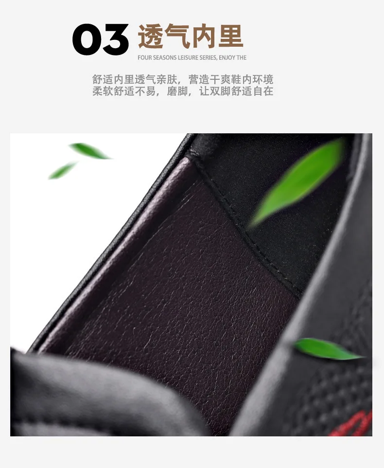 Men's Cow Leather Shoes Genuine Leather Handmade Business shoes Round Toe Casual Loafers Comfortable Man footwear Zapatos Homme