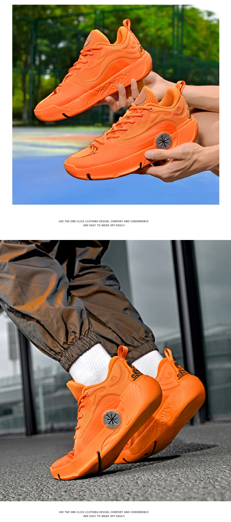 Men's Athletic Basketball Sneakers Breathable Cushioning Non-Slip Wearable Gym Training Running Shoes for Men