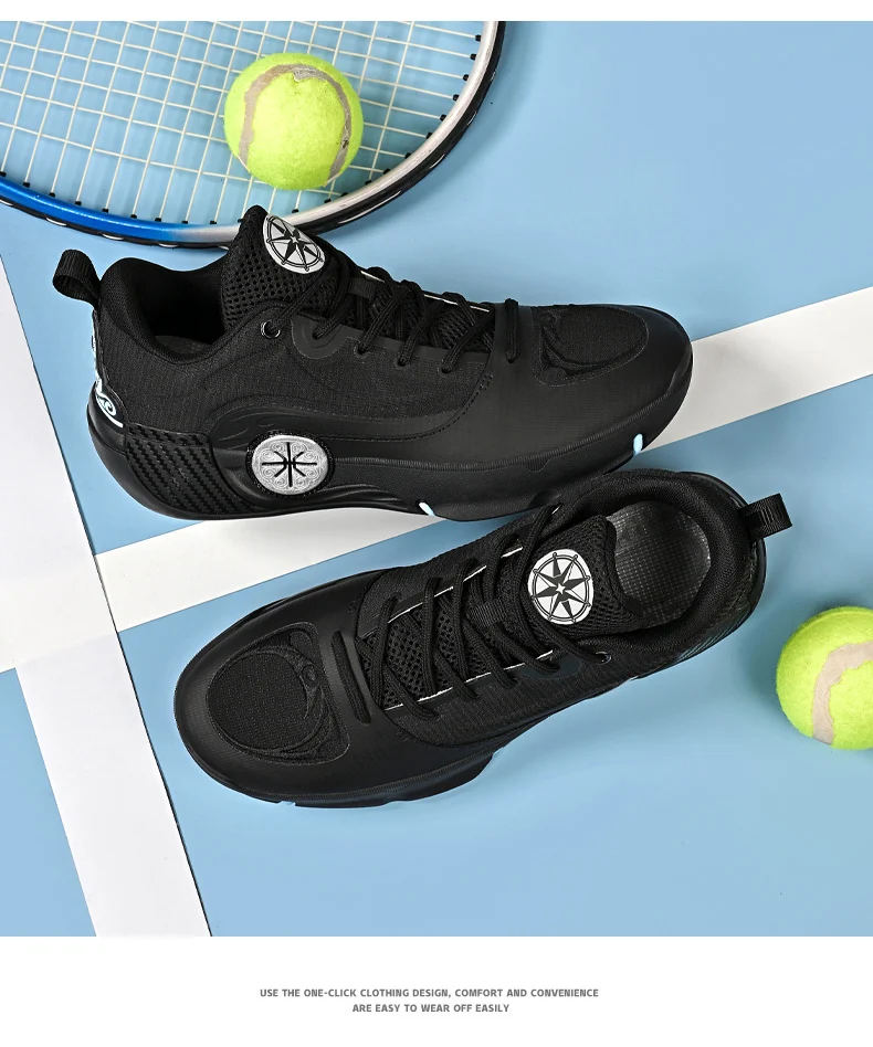 Men's Athletic Basketball Sneakers Breathable Cushioning Non-Slip Wearable Gym Training Running Shoes for Men