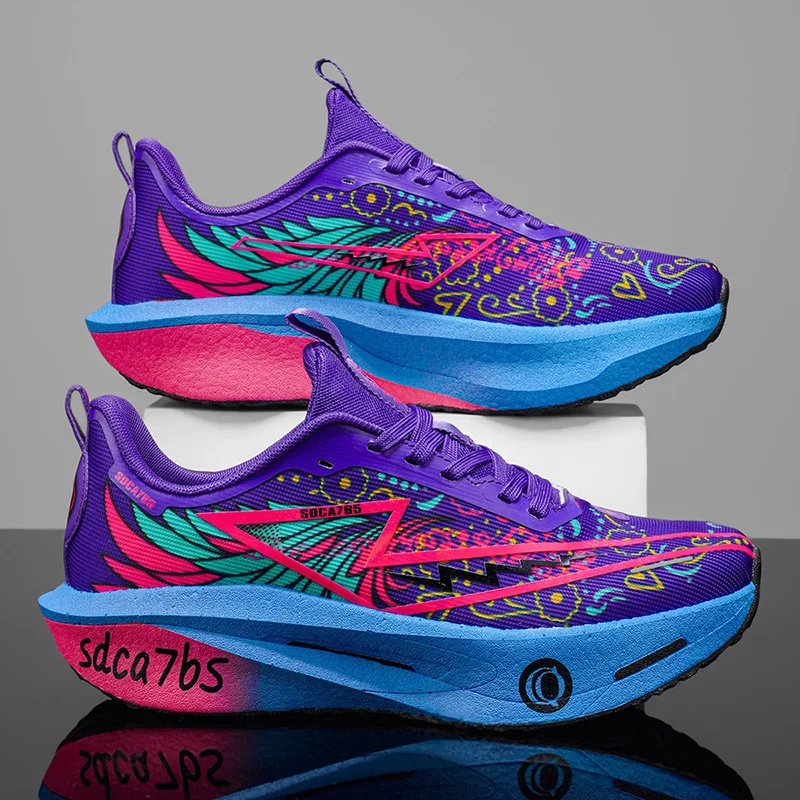 Men's Athletic Shoes - Lightweight and Breathable Running Shoes with Enhanced Cushioning and Durable Rubber Soles, Suitable for Training, Hiking, and Casual Wear - All-Season Low-Top Sneakers, Hiking and Street Shoes, Stylish Athletic Design, Fabric Upper.