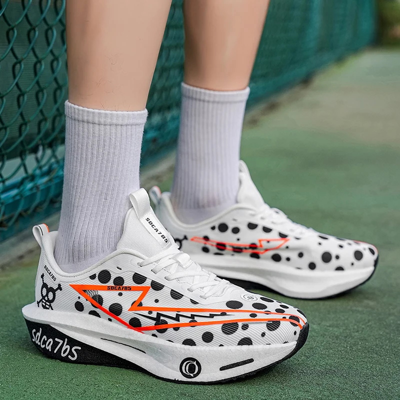 Men's Athletic Shoes - Lightweight and Breathable Running Shoes with Enhanced Cushioning and Durable Rubber Soles, Suitable for Training, Hiking, and Casual Wear - All-Season Low-Top Sneakers, Hiking and Street Shoes, Stylish Athletic Design, Fabric Upper.