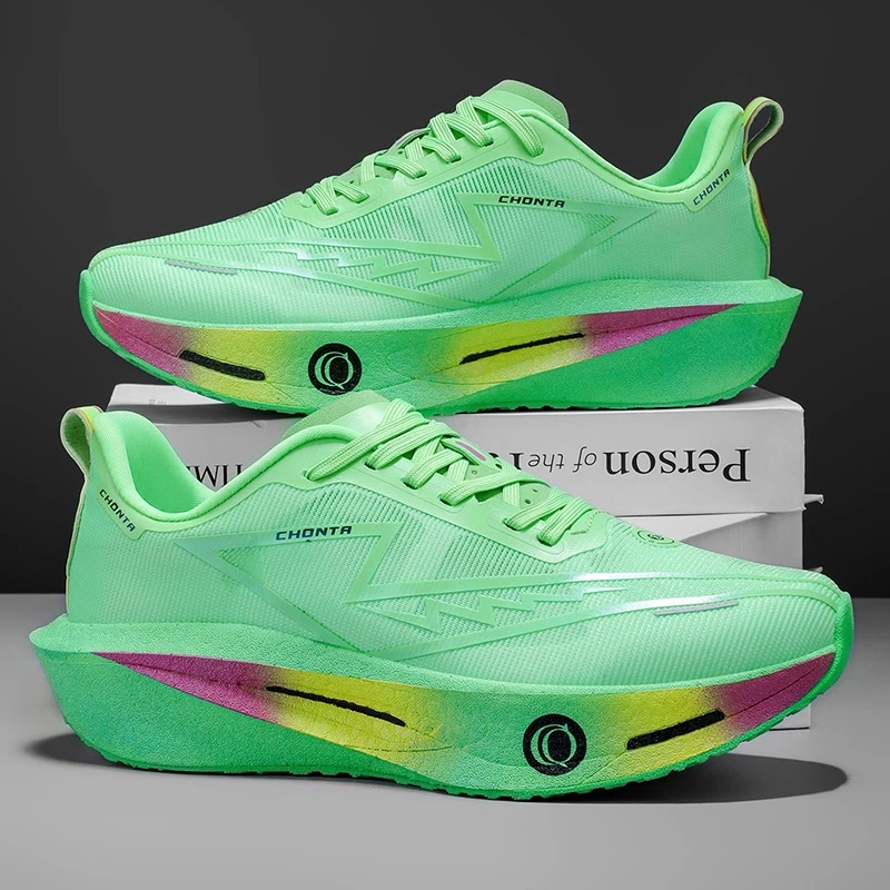 Men's Fashionable Casual Comfortable Sports Running Shoes - Breathable Fabric Upper, Non-Slip, Wear-Resistant, Shock-Absorbing Sole, Round-Toe Lace-Up Casual Running Shoes, Suitable for All Seasons