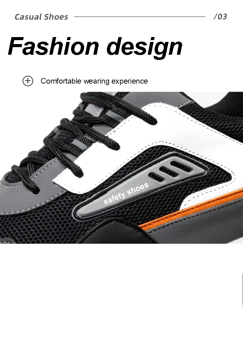 Anti-smash Anti Puncture Functional Shoes Men Safety Shoes Steel Toe Shoes Male Indestructible Mining Boots Work Shoes Sneakers
