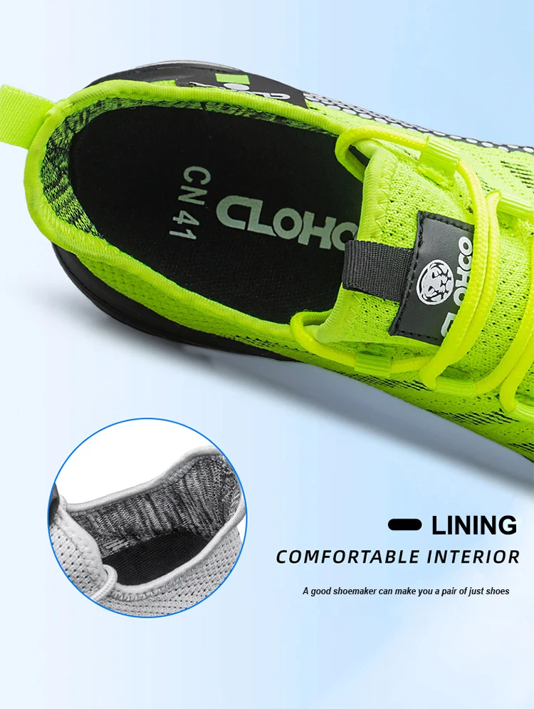 CLOHOO-en's Lightweight Knit Joggers - Breathable Road Running Shoes & Comfortable Daily Walking Sneakers.